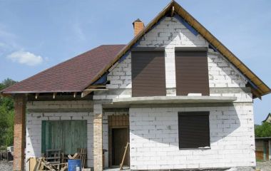 Постройка дома из газобетона