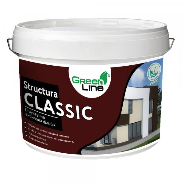 Декоративная структурная акриловая краска Structura Classic
