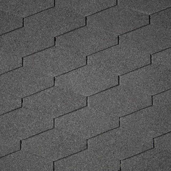 Бітумна черепиця Diamantshield (01) Black