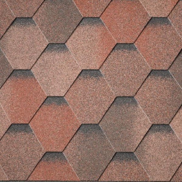 Битумная черепица Armourshield (34) Flaming Red Ultra