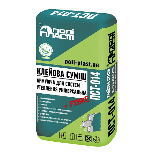 Клейова суміш армуюча для систем утеплення універсальна ПСТ-014