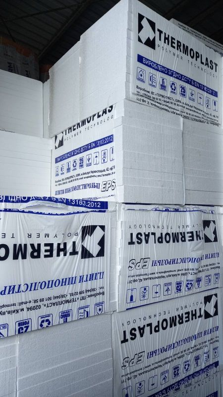 Пінопласт THERMOPLAST EPS 80 15,1-16,5 кг. ПСБ-С-25 ДСТУ