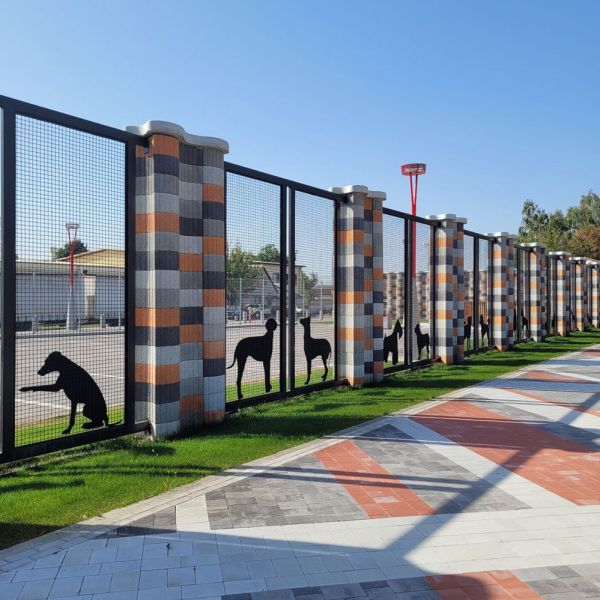 Квітник вібропресований для паркану