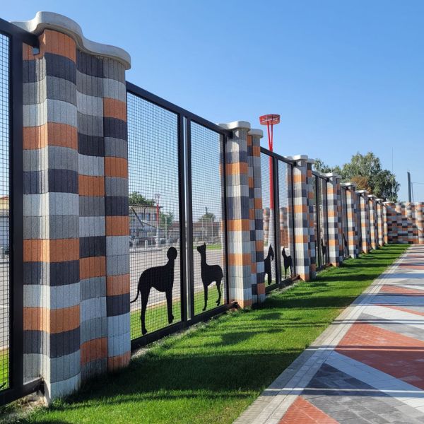 Квітник вібропресований для паркану