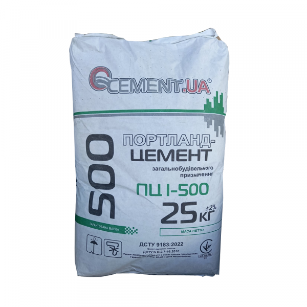 Цемент Портланд 500 ПЦ-1-500 - 25 кг